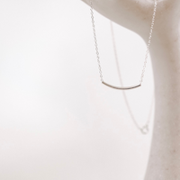 JoAnn Curvy Bar Necklace
