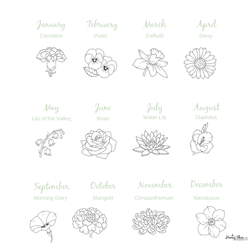 Birth Flower | Necklace
